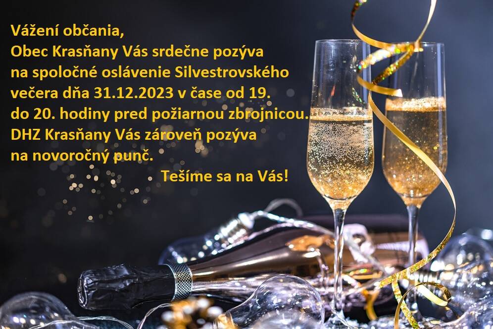 pozvanka na Silvester 2023