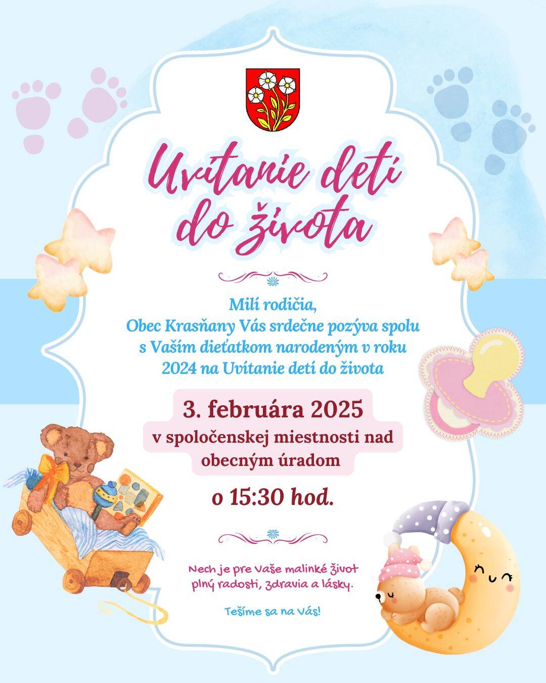 Uvitanie deti do zivota 03.02.2025