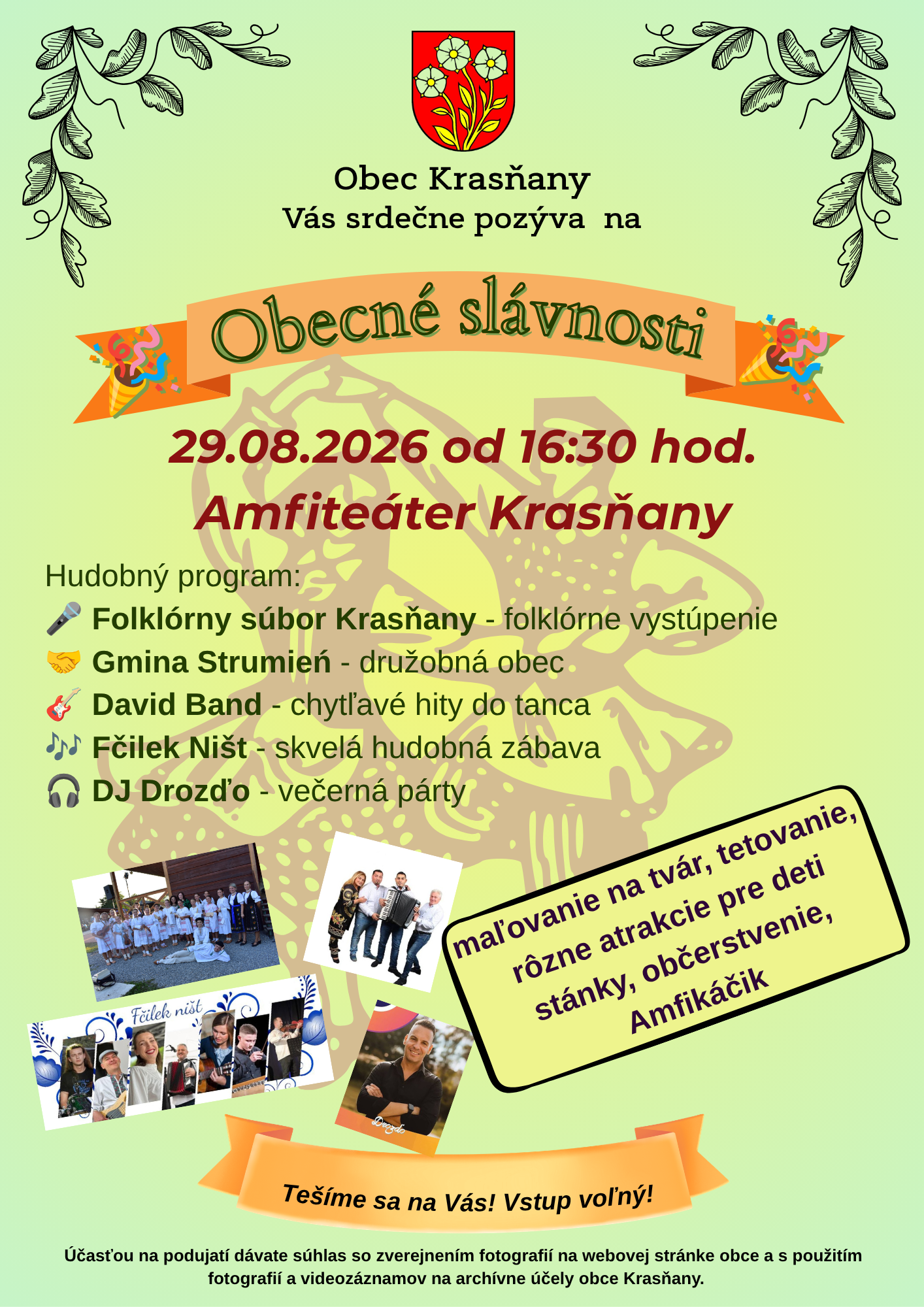 Obecné slávnosti 29.08.2026 - pozvánka